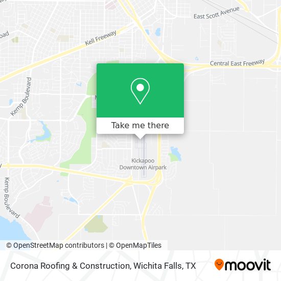 Corona Roofing & Construction map