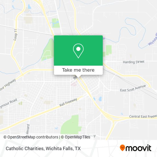 Catholic Charities map