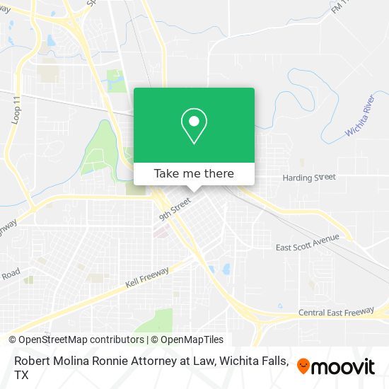 Robert Molina Ronnie Attorney at Law map