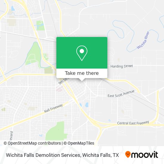 Wichita Falls Demolition Services map