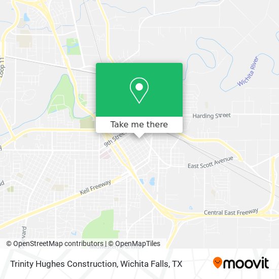 Mapa de Trinity Hughes Construction