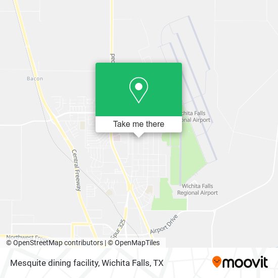 Mapa de Mesquite dining facility