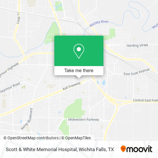 Scott & White Memorial Hospital map