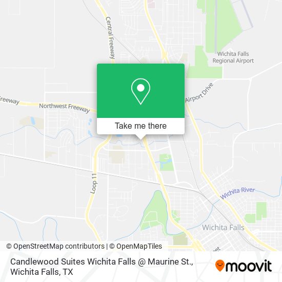 Candlewood Suites Wichita Falls @ Maurine St. map