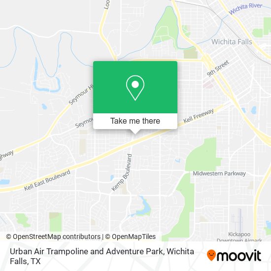 Urban Air Trampoline and Adventure Park map