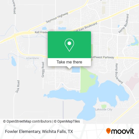 Fowler Elementary map