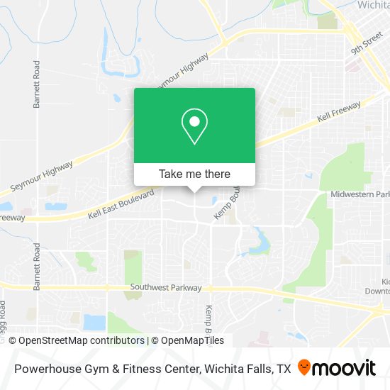 Mapa de Powerhouse Gym & Fitness Center