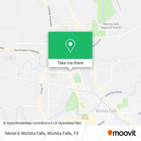 Motel 6 Wichita Falls map