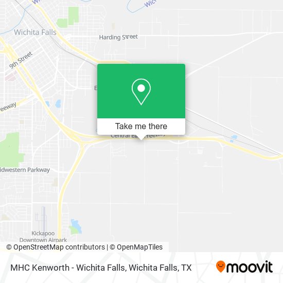 Mapa de MHC Kenworth - Wichita Falls