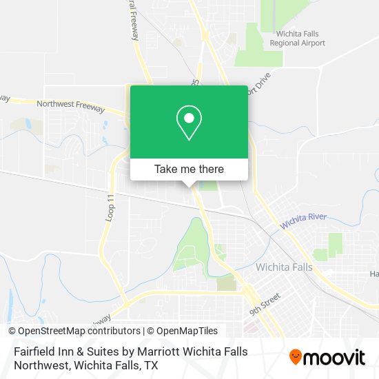 Mapa de Fairfield Inn & Suites by Marriott Wichita Falls Northwest