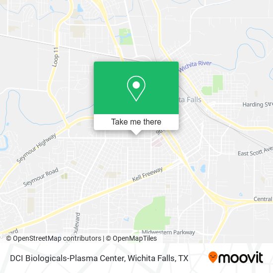 DCI Biologicals-Plasma Center map