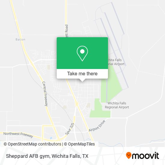 Sheppard AFB gym map