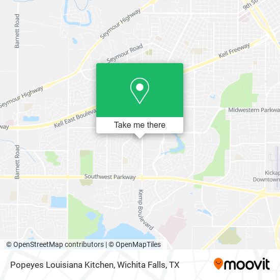 Popeyes Louisiana Kitchen map