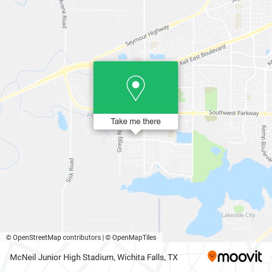 McNeil Junior High Stadium map
