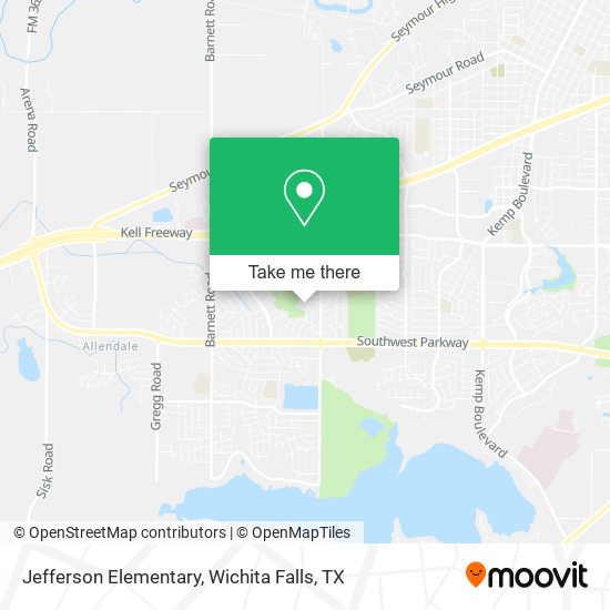 Jefferson Elementary map