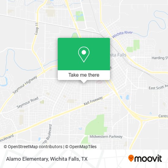 Alamo Elementary map