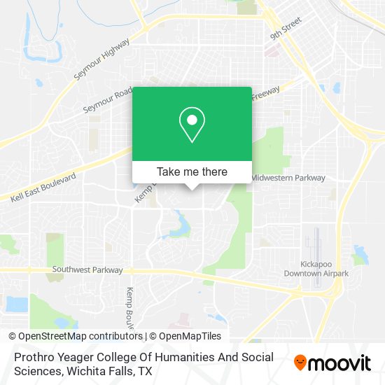 Mapa de Prothro Yeager College Of Humanities And Social Sciences