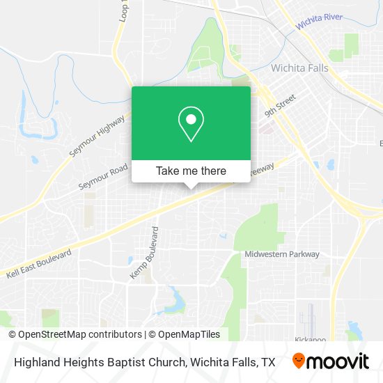 Highland Heights Baptist Church map