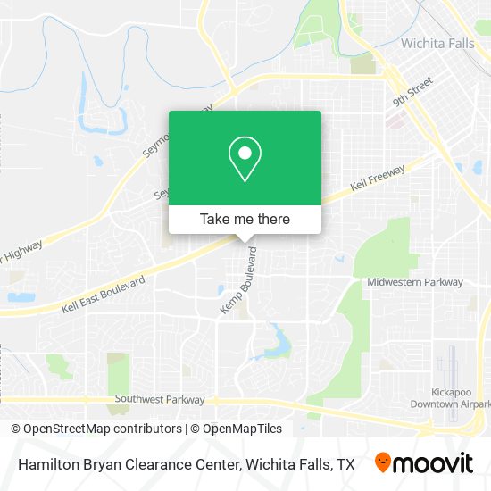Hamilton Bryan Clearance Center map