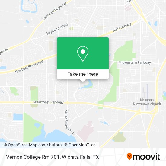 Vernon College Rm 701 map