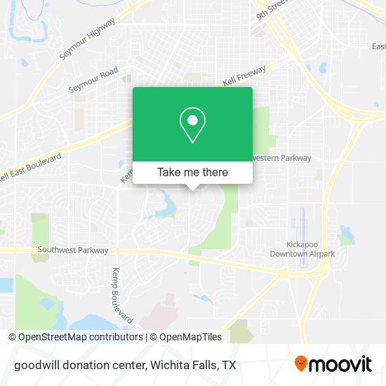 Mapa de goodwill donation center