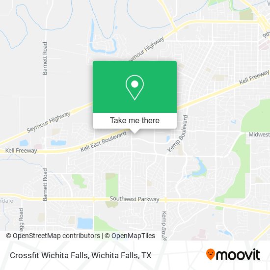 Crossfit Wichita Falls map