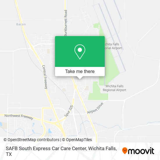 SAFB South Express Car Care Center map