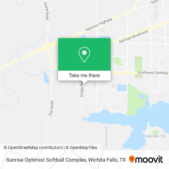 Mapa de Sunrise Optimist Softball Complex