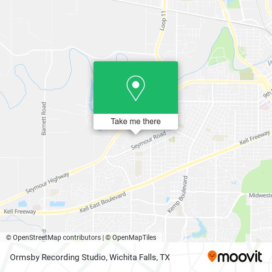 Ormsby Recording Studio map