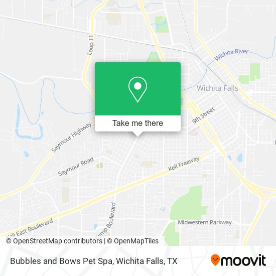 Bubbles and Bows Pet Spa map