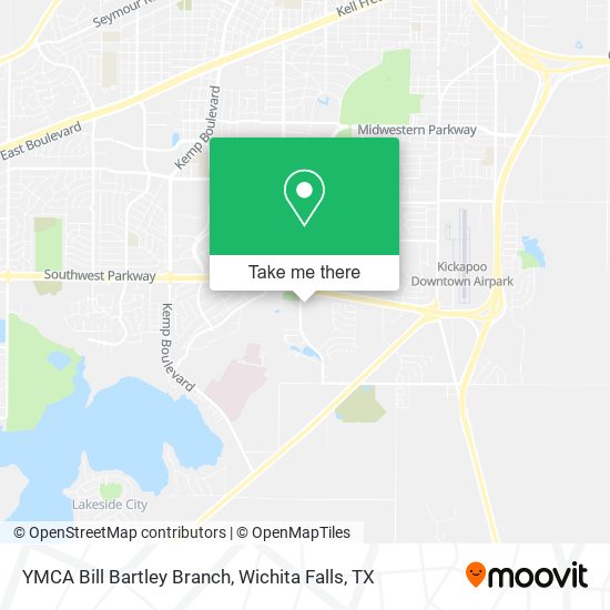 Mapa de YMCA Bill Bartley Branch