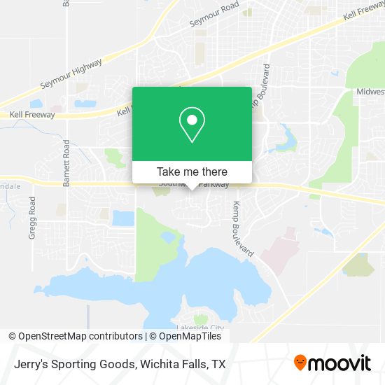 Mapa de Jerry's Sporting Goods