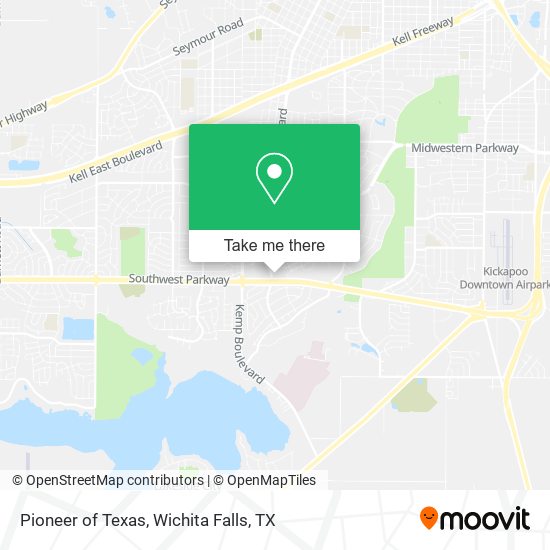 Mapa de Pioneer of Texas