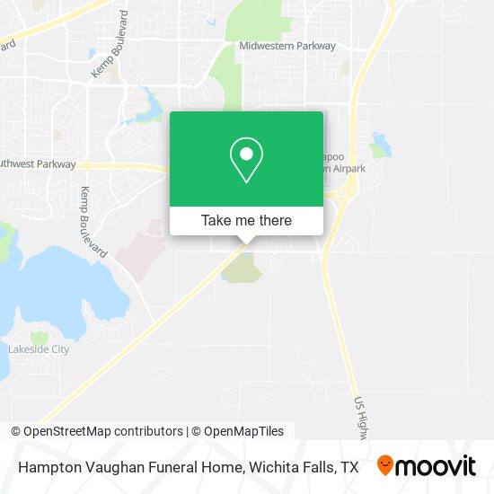 Hampton Vaughan Funeral Home map