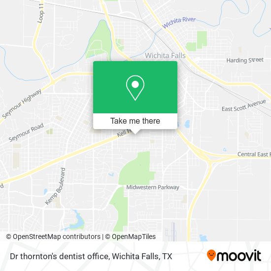 Dr thornton's dentist office map