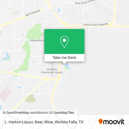 L. Hatton-Liquor, Beer, Wine map