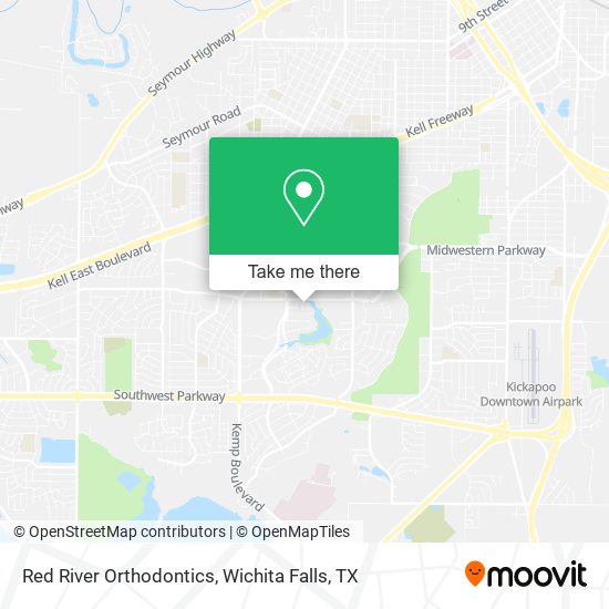 Red River Orthodontics map