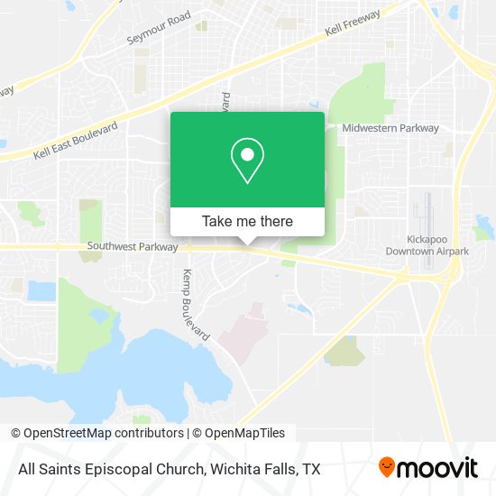 All Saints Episcopal Church map