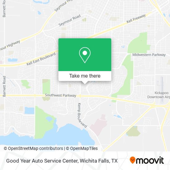 Mapa de Good Year Auto Service Center