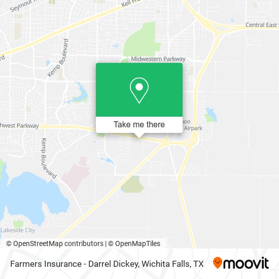 Farmers Insurance - Darrel Dickey map