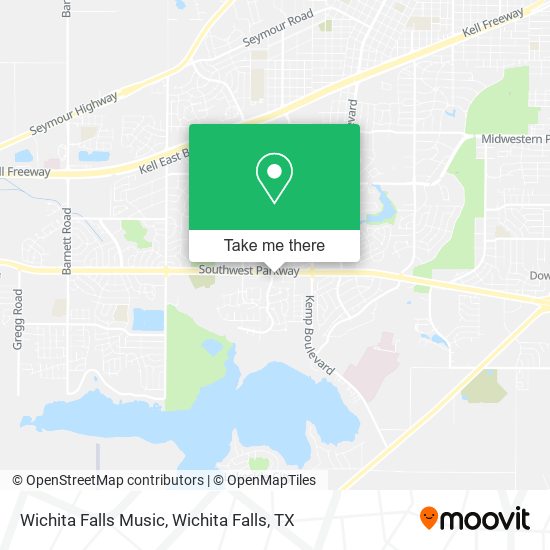 Wichita Falls Music map