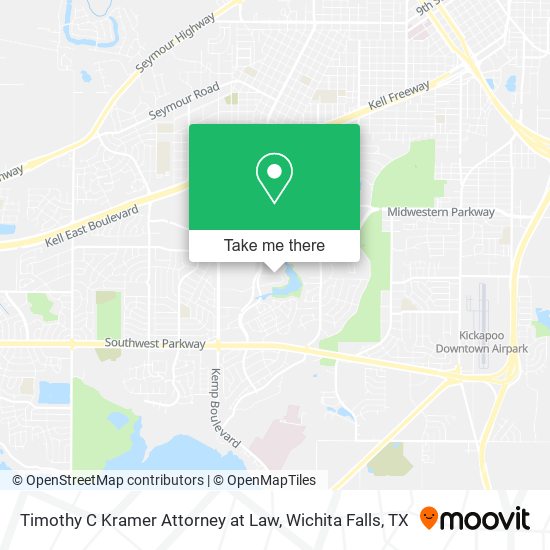 Timothy C Kramer Attorney at Law map