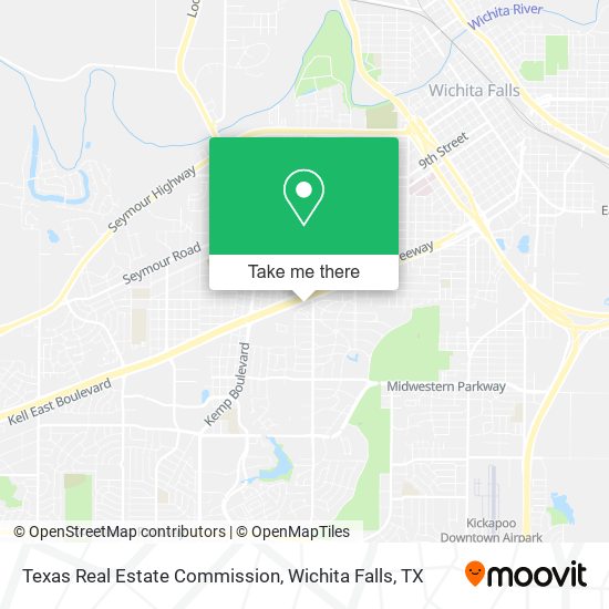 Texas Real Estate Commission map