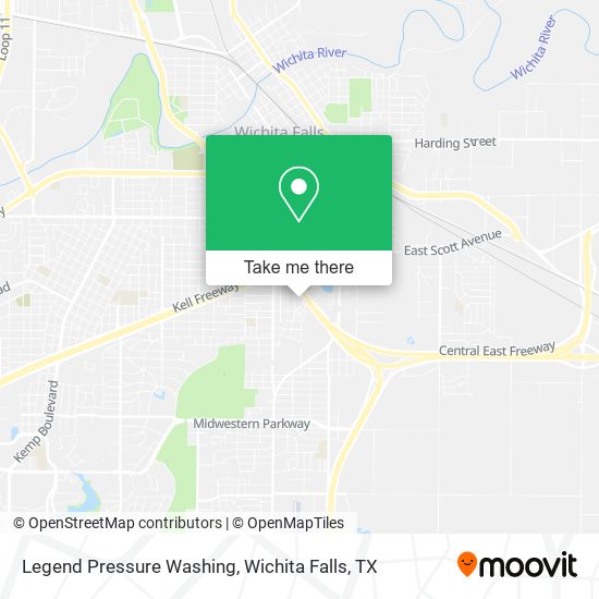 Legend Pressure Washing map