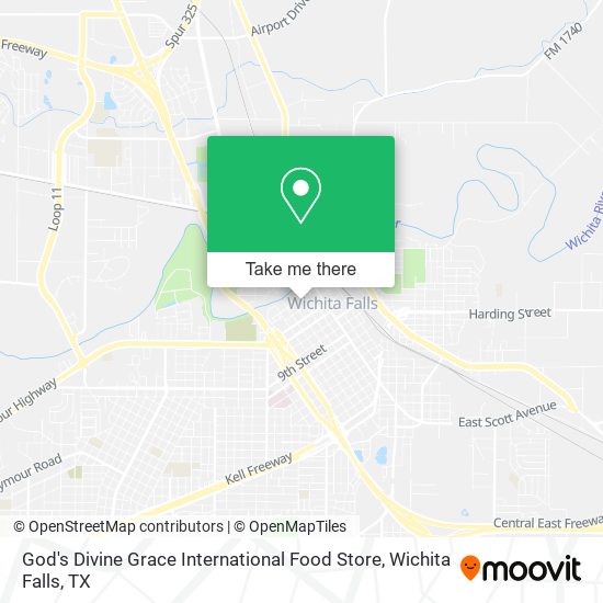 Mapa de God's Divine Grace International Food Store