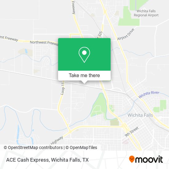 ACE Cash Express map