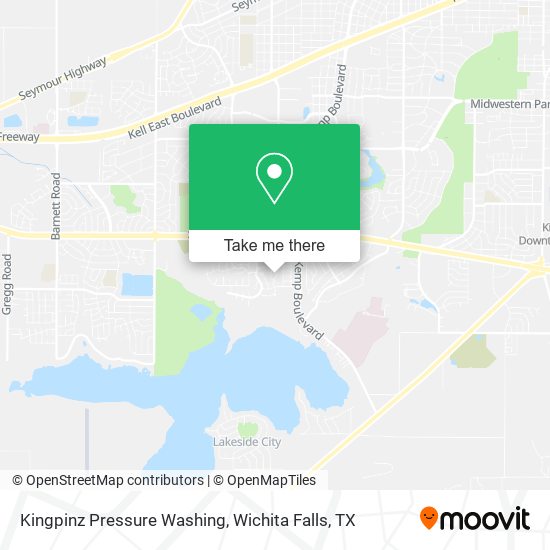 Kingpinz Pressure Washing map