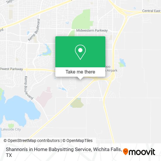 Shannon's in Home Babysitting Service map