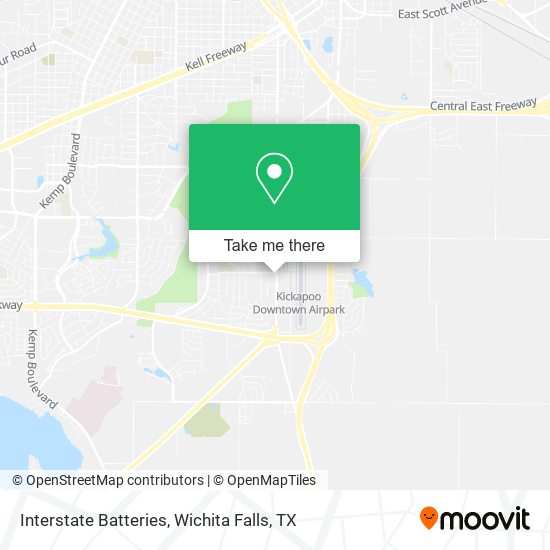 Interstate Batteries map