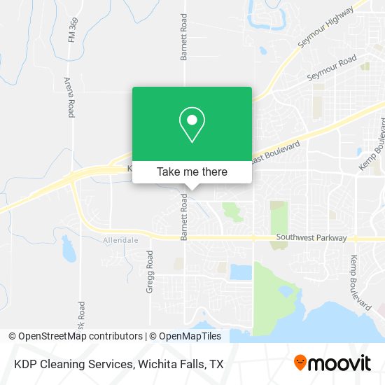 KDP Cleaning Services map